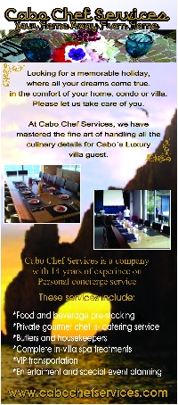 Logo de &quot CABO CHEF SERVICES&quot